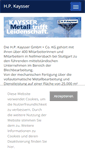 Mobile Screenshot of kaysser.de